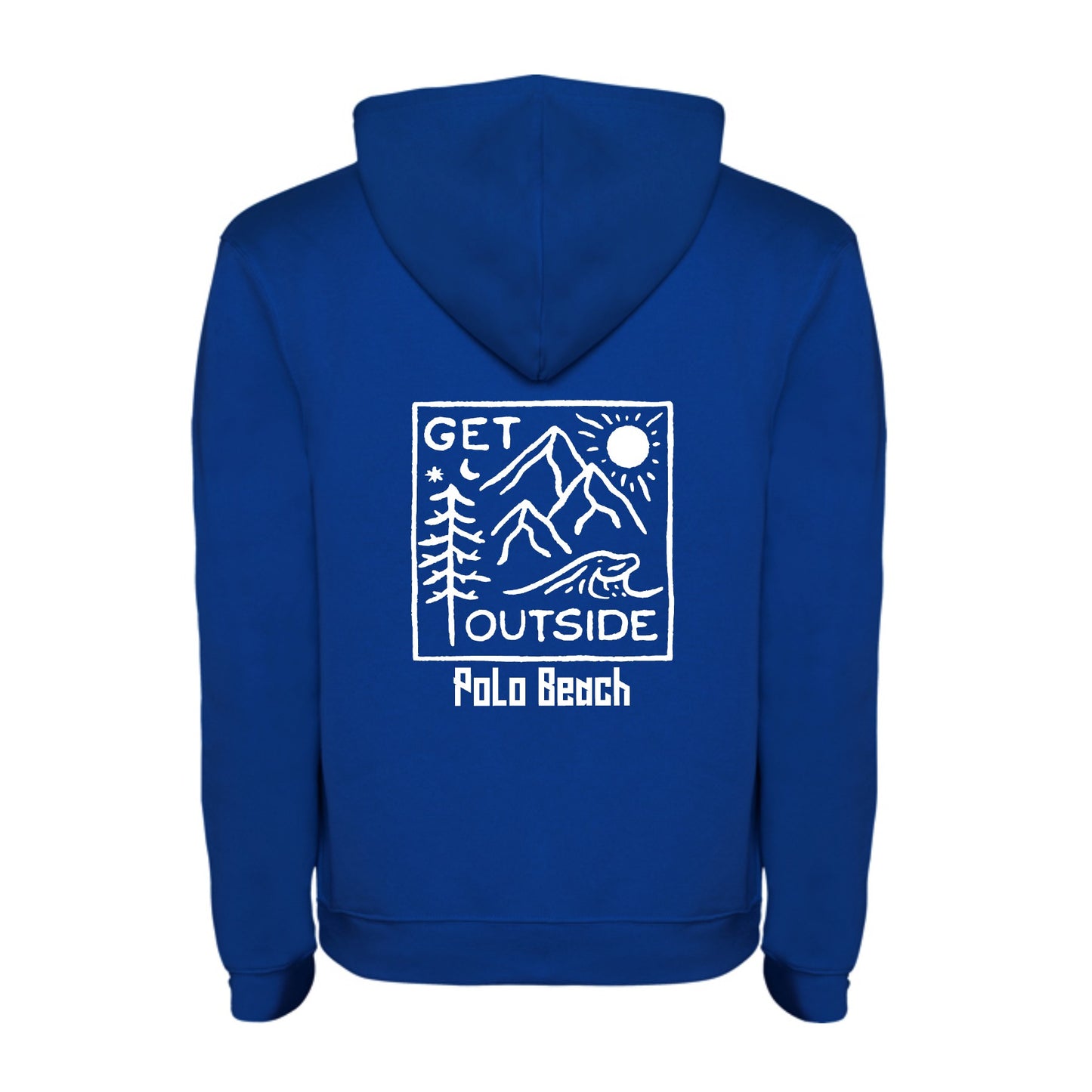 Hoodie Street Outside Kids Azul royal