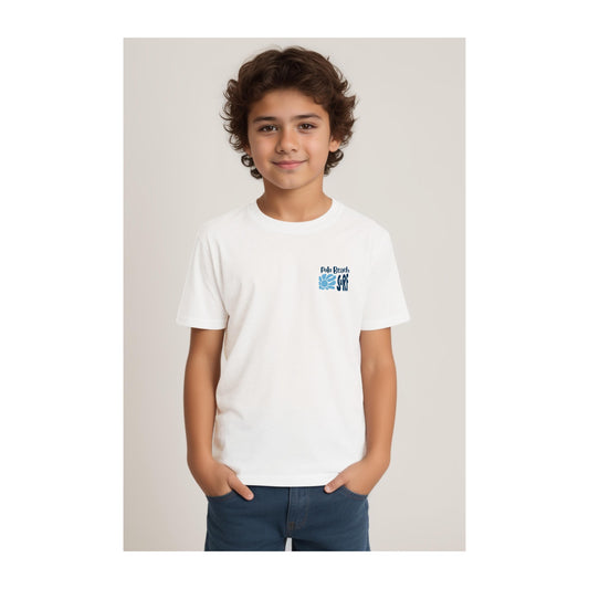 Camiseta Classic kids Blanco Polo surf