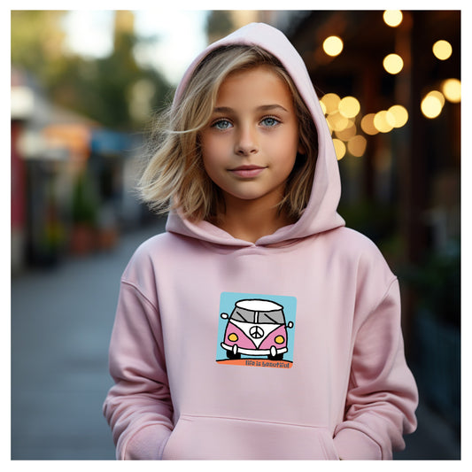 Hoodie kids Blanco Van2